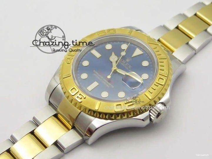 Yacht-Master Edition 116622 SS Bracelet YG Blue Best Dial JF A2836 On 0115